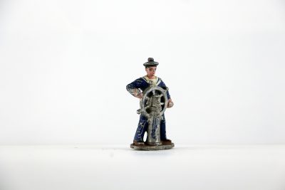 Figurine Plomb Creux France Marine Française Guerre 39 Uniforme Campagne Militaire