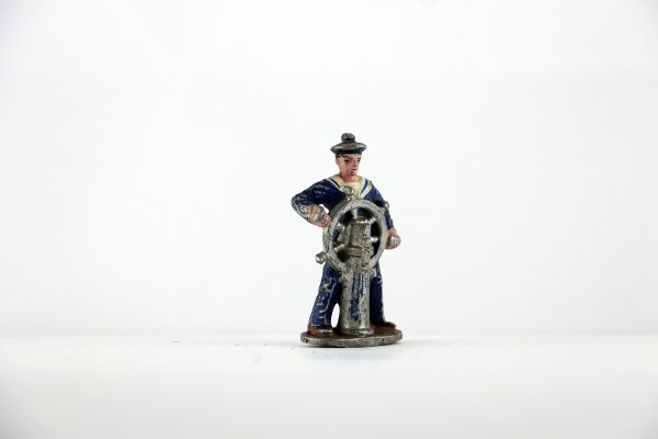 Figurine Plomb Creux France Marine Française Guerre 39 Uniforme Campagne Militaire