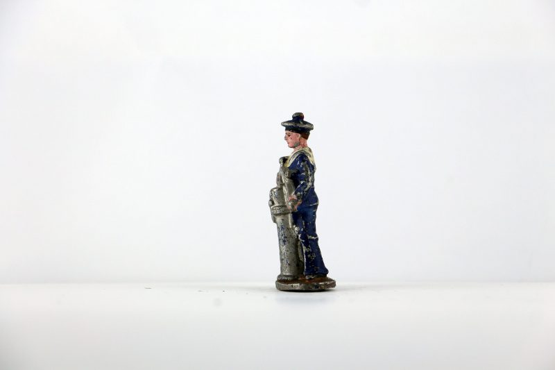 Figurine Aluminum France Marine Française Guerre 39 Uniforme Campagne Militaire