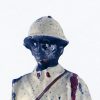 Figurine Plomb Creux Afrique Troupe Coloniale Uniforme AOF