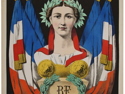Grande planche Wissembourg République Française - 1898 - Drapeau - Liberté - Egalité - Fraternité