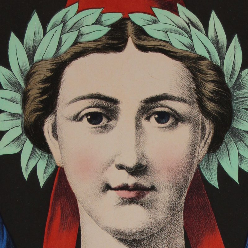 Grande planche Wissembourg République Française - 1898 - Drapeau - Liberté - Egalité - Fraternité