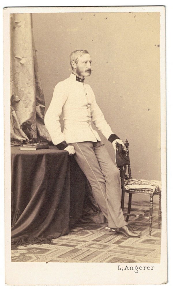 Carte CDV photo Soldat Autriche - Officier - Second Empire - Médaille - Décoration - Uniforme - Wien - Österreich - Guerre Austro Prussienne - Infanterie