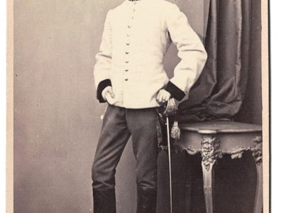 Carte CDV photo Soldat Autriche - Officier - Second Empire - Médaille - Décoration - Uniforme - Wien - Österreich - Guerre Austro Prussienne - Infanterie