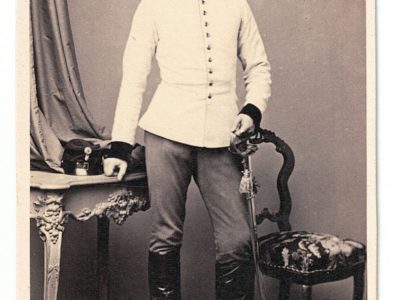 Carte CDV photo Soldat Autriche - Officier - Second Empire - Médaille - Décoration - Uniforme - Wien - Österreich - Guerre Austro Prussienne - Infanterie