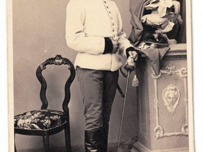 Carte CDV photo Soldat Autriche - Officier - Second Empire - Médaille - Décoration - Uniforme - Wien - Österreich - Guerre Austro Prussienne - Infanterie
