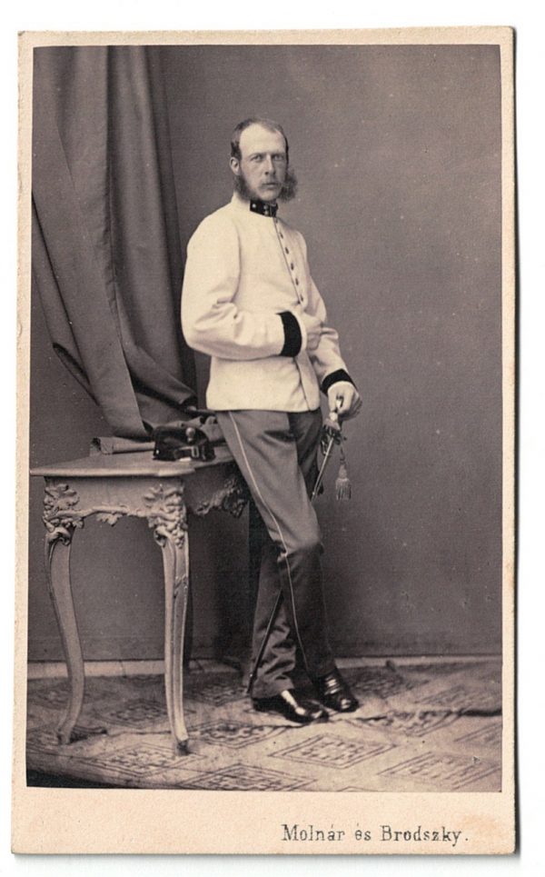 Carte CDV photo Soldat Autriche - Officier - Second Empire - Médaille - Décoration - Uniforme - Wien - Österreich - Guerre Austro Prussienne - Infanterie