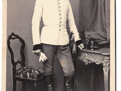 Carte CDV photo Soldat Autriche - Officier - Second Empire - Médaille - Décoration - Uniforme - Wien - Österreich - Guerre Austro Prussienne - Infanterie