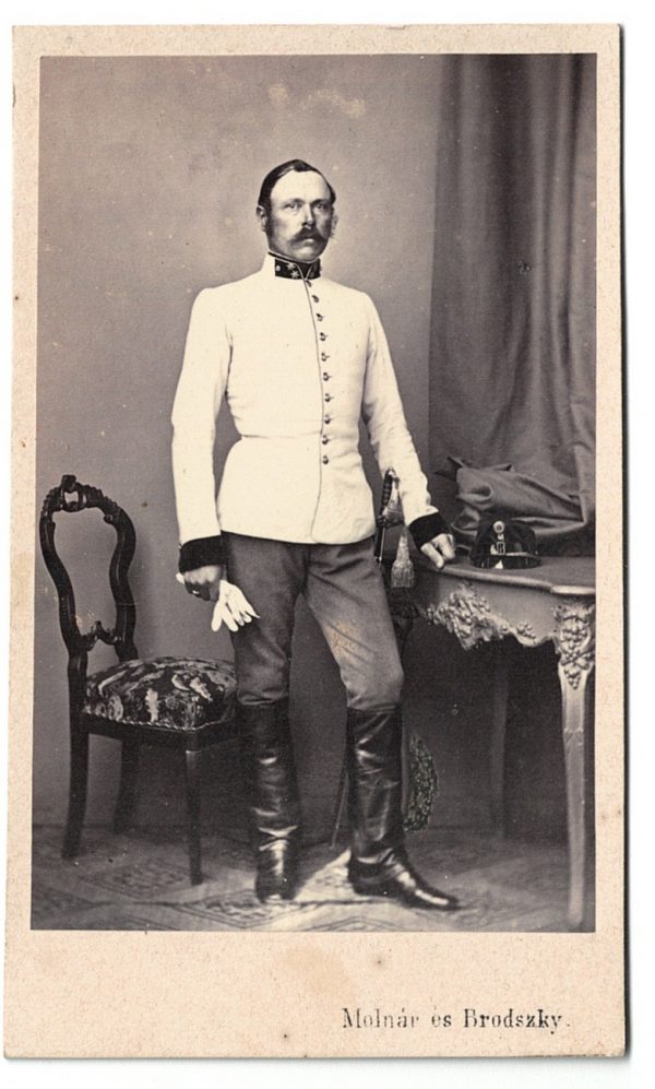 Carte CDV photo Soldat Autriche - Officier - Second Empire - Médaille - Décoration - Uniforme - Wien - Österreich - Guerre Austro Prussienne - Infanterie