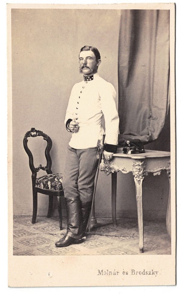 Carte CDV photo Soldat Autriche - Officier - Second Empire - Médaille - Décoration - Uniforme - Wien - Österreich - Guerre Austro Prussienne - Infanterie