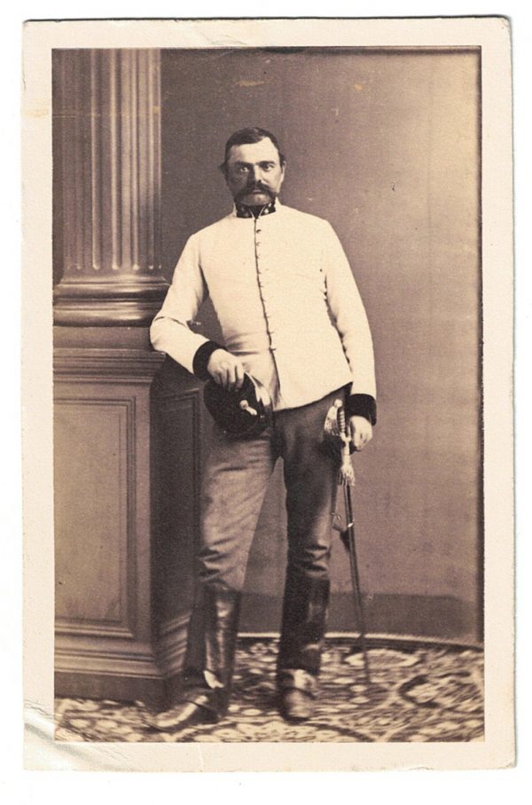 Carte CDV photo Soldat Autriche - Officier - Second Empire - Médaille - Décoration - Uniforme - Wien - Österreich - Guerre Austro Prussienne - Infanterie