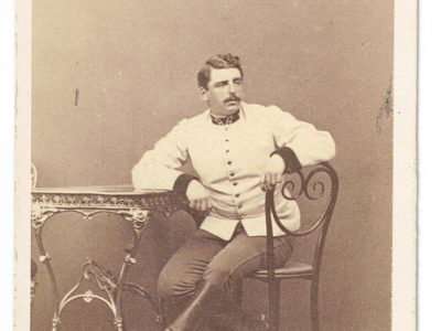 Carte CDV photo Soldat Autriche - Officier - Second Empire - Médaille - Décoration - Uniforme - Wien - Österreich - Guerre Austro Prussienne - Infanterie