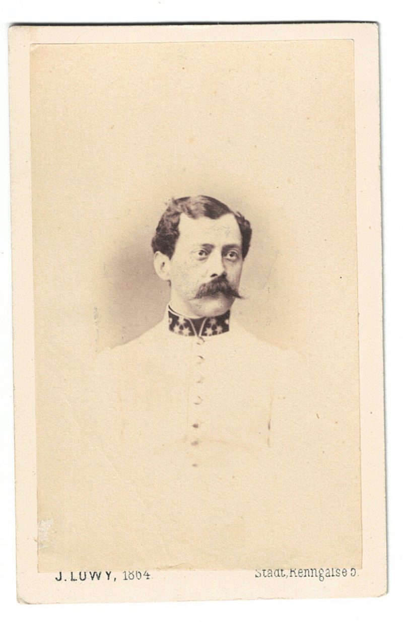 Carte CDV photo Soldat Autriche - Officier - Second Empire - Médaille - Décoration - Uniforme - Wien - Österreich - Guerre Austro Prussienne - Infanterie