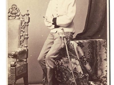 Carte CDV photo Soldat Autriche - Officier - Second Empire - Médaille - Décoration - Uniforme - Wien - Österreich - Guerre Austro Prussienne - Infanterie