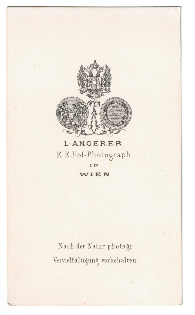 Carte CDV photo Soldat Autriche - Officier - Second Empire - Médaille - Décoration - Uniforme - Wien - Österreich - Guerre Austro Prussienne - Infanterie