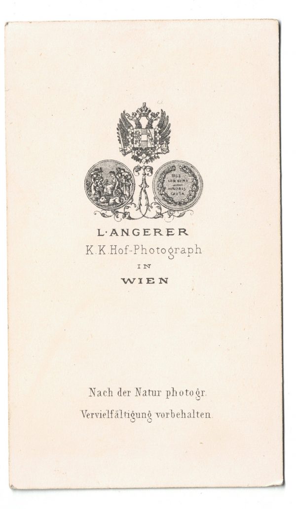 Carte CDV photo Soldat Autriche - Officier - Second Empire - Médaille - Décoration - Uniforme - Wien - Österreich - Guerre Austro Prussienne - Infanterie