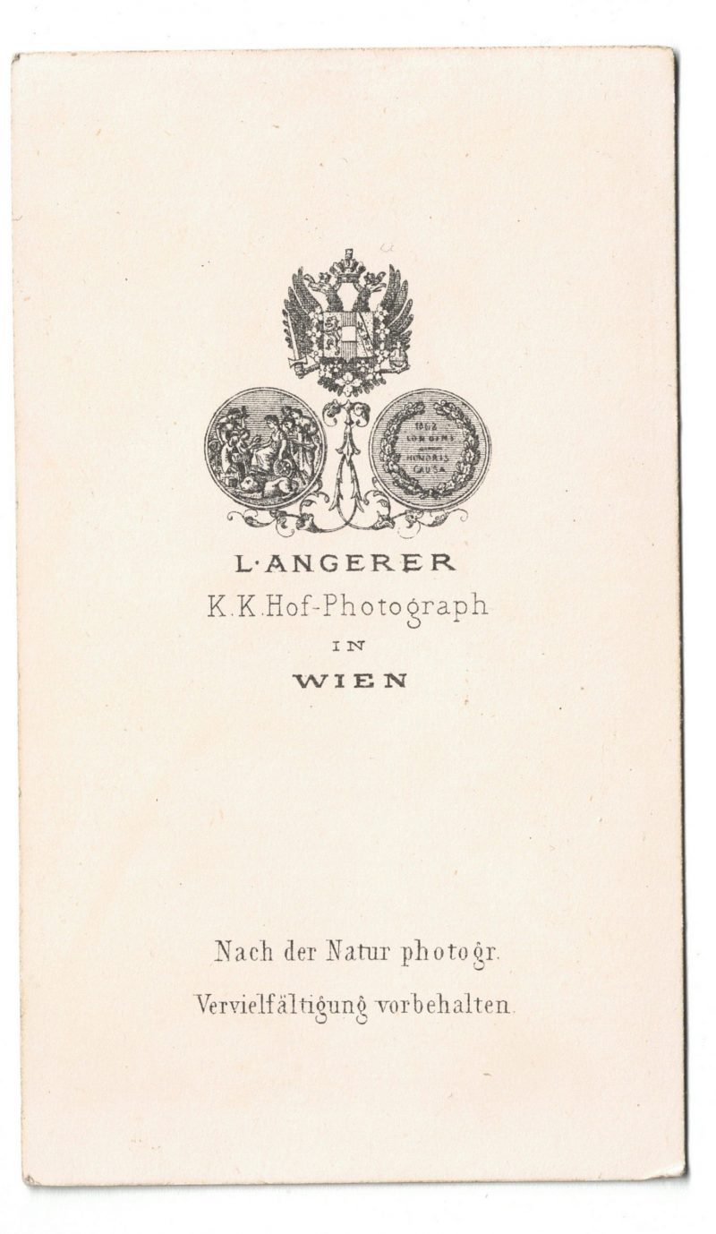 Carte CDV photo Soldat Autriche - Officier - Second Empire - Médaille - Décoration - Uniforme - Wien - Österreich - Guerre Austro Prussienne - Infanterie