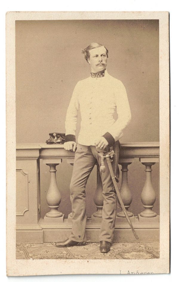 Carte CDV photo Soldat Autriche - Officier - Second Empire - Médaille - Décoration - Uniforme - Wien - Österreich - Guerre Austro Prussienne - Infanterie