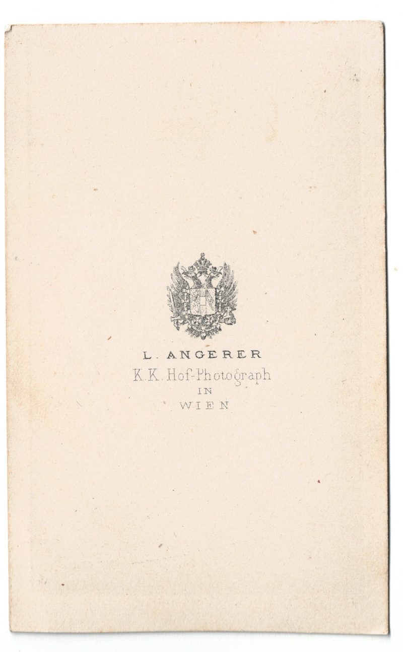Carte CDV photo Soldat Autriche - Officier - Second Empire - Médaille - Décoration - Uniforme - Wien - Österreich - Guerre Austro Prussienne - Infanterie