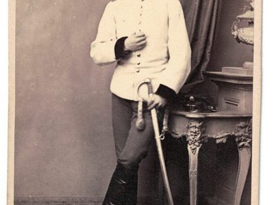 Carte CDV photo Soldat Autriche - Officier - Second Empire - Médaille - Décoration - Uniforme - Wien - Österreich - Guerre Austro Prussienne - Infanterie