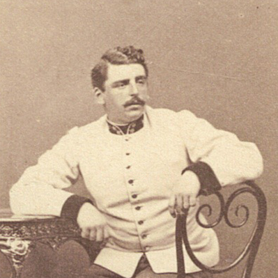 Carte CDV photo Soldat Autriche - Officier - Second Empire - Médaille - Décoration - Uniforme - Wien - Österreich - Guerre Austro Prussienne - Infanterie
