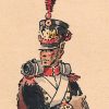 Gravure rehaussée main - Couleur - Uniforme Belge - J.DEMART - Soldats Belges à différentes époques 1740 / 1790 / 1810 - Uniformologie