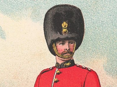 Gravure Chromolithographie XIX - Uniforme 1893 - Angleterre - Richard Simkin - Armée Anglaise - The Royal Inniskilling Fusiliers Régiment - 27th and 108th - Campagne Militaire