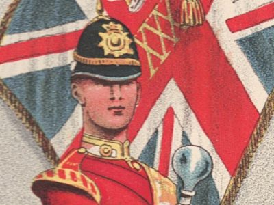 Gravure Chromolithographie XIX - Uniforme 1893 - Angleterre - Richard Simkin - Armée Anglaise - The Border Régiment - 34th and 55th - Campagne Militaire