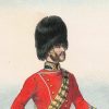 Gravure Lithographie XIX - Uniforme 1855 - Angleterre - Martinet - Armée Anglaise - Grenadiers de la Garde - Campagne de Crimée - Galerie Militaire