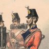 Gravure Lithographie XIX - Uniforme 1855 - Angleterre - Martinet - Armée Anglaise - Infanterie Nouvelle Tenue - Campagne de Crimée - Galerie Militaire