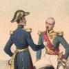 Gravure Lithographie XIX - Uniforme 1845 - France - Charpentier - Armée Française- Etat Major