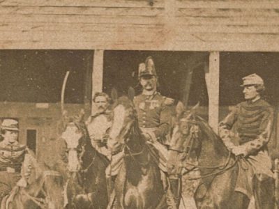Photo Stéréoscopique - Uniforme - Second Empire - Troupe Cavalier - Spahis - Chasseur Afrique