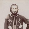 IE - CDV - Carte Cabinet - Zouaves - Uniforme - Tambo -Troisième République - Camp-de-Sathonay- Baïonnette