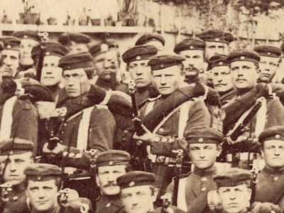 Photo de Garnison - Uniforme - Infanterie - Prusse - Occupation - 1873 - Guerre 1870 / 1871 - Nancy