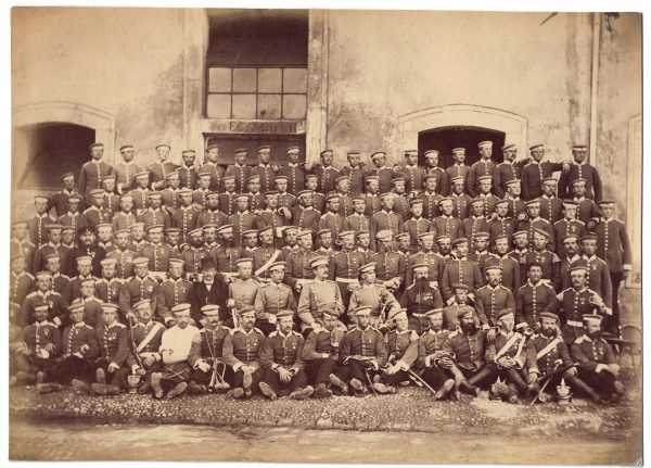 Photo de Garnison - Uniforme - Cavalerie Dragons - Prusse - Occupation - 1873 - Guerre 1870 / 1871 - Nancy
