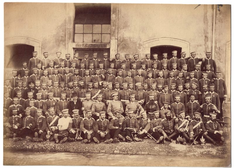 Photo de Garnison - Uniforme - Cavalerie Dragons - Prusse - Occupation - 1873 - Guerre 1870 / 1871 - Nancy