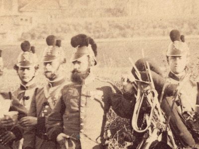 Photo de Garnison - Uniforme - Garnison - Infanterie - Bavaroise - Occupation - 1873 - Guerre 1870 / 1871 - Ardennes