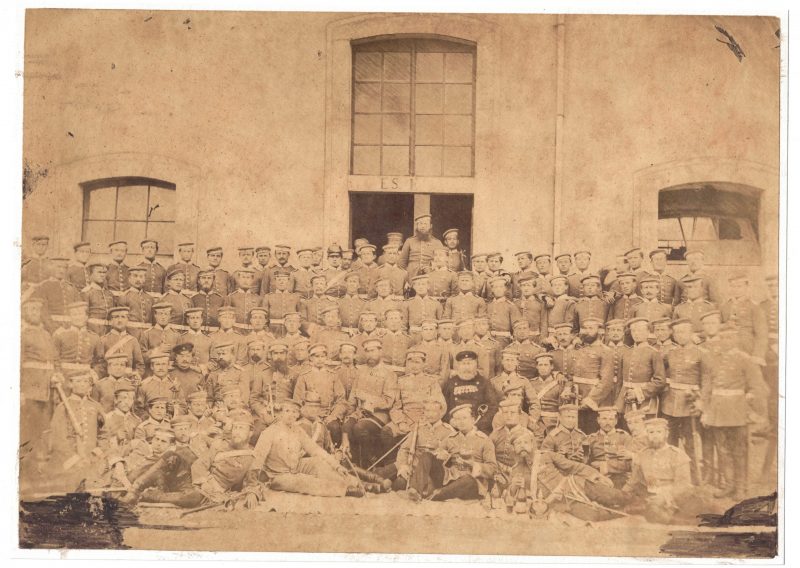Photo de Garnison - Uniforme - Garnison - Dragons - Prusse - Occupation - 1873 - Guerre 1870 / 1871 - Nancy
