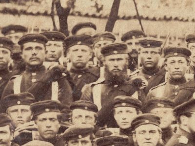Photo de Garnison - Uniforme - Infanterie - Prusse - Occupation - 1873 - Guerre 1870 / 1871 - Nancy - Luneville