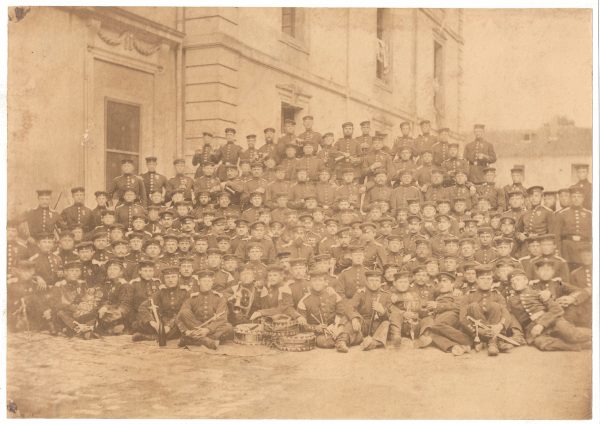 Photo de Garnison - Uniforme - Infanterie - Prusse - Occupation - 1873 - Guerre 1870 / 1871 - Nancy - Luneville