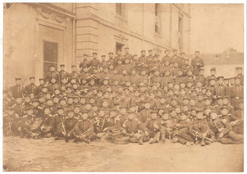 Photo de Garnison - Uniforme - Infanterie - Prusse - Occupation - 1873 - Guerre 1870 / 1871 - Nancy - Luneville