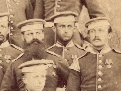 Photo de Garnison - Uniforme - Cavalerie Dragons - Prusse - Occupation - 1873 - Guerre 1870 / 1871 - Nancy
