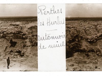 Photo Plaque Stéréo - Guerre 14/18 - Conflit - Tranchée - Vue Stéréoscopique - Poilu - Uniforme - Document actualité - 030