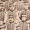 Photographie - Militaire Uniforme 1890 - Armée Française - Chasseurs - Sous Officiers - France - Drapeau - Troisième République
