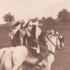 Photographie - Militaire Uniforme 1890 - Armée Française - Spahis - Defilé - France - Drapeau - Troisième République - Officiers