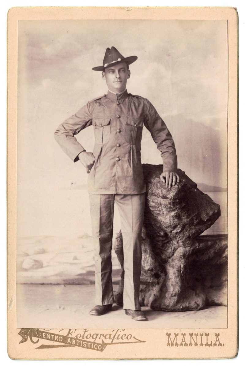 Grande CDV - Ancienne Photographie - États Unis d'Amérique - Militaire - Marines - Manille - La guerre américano-philippine - 1899 - 1902