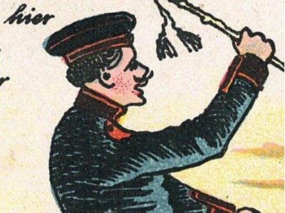 Carte Postale - Illustration - Armée Allemande - Réserviste - Uniforme -Reserve bat loch 118 tage - Guillaume II - 1905 / 1908 - Service Militaire