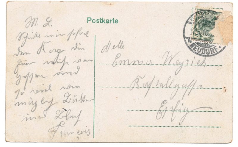 Carte Postale - Illustration - Armée Allemande - Réserviste - Uniforme -Reserve bat loch 118 tage - Guillaume II - 1905 / 1908 - Service Militaire