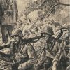 Carte Postale - Illustration - Armée Allemande - Der Grosse Krieg - Propagande - Wilhelm Sauter - Guerre - Soldats - Uniforme - Marschieren wir - Seconde Guerre Mondiale