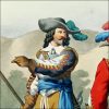 Gravure Lithographie XIX - Soldat - De Moltzheim Auguste - Uniforme - France - Artillerie - Armée Française - Historique - Artillerie 1640